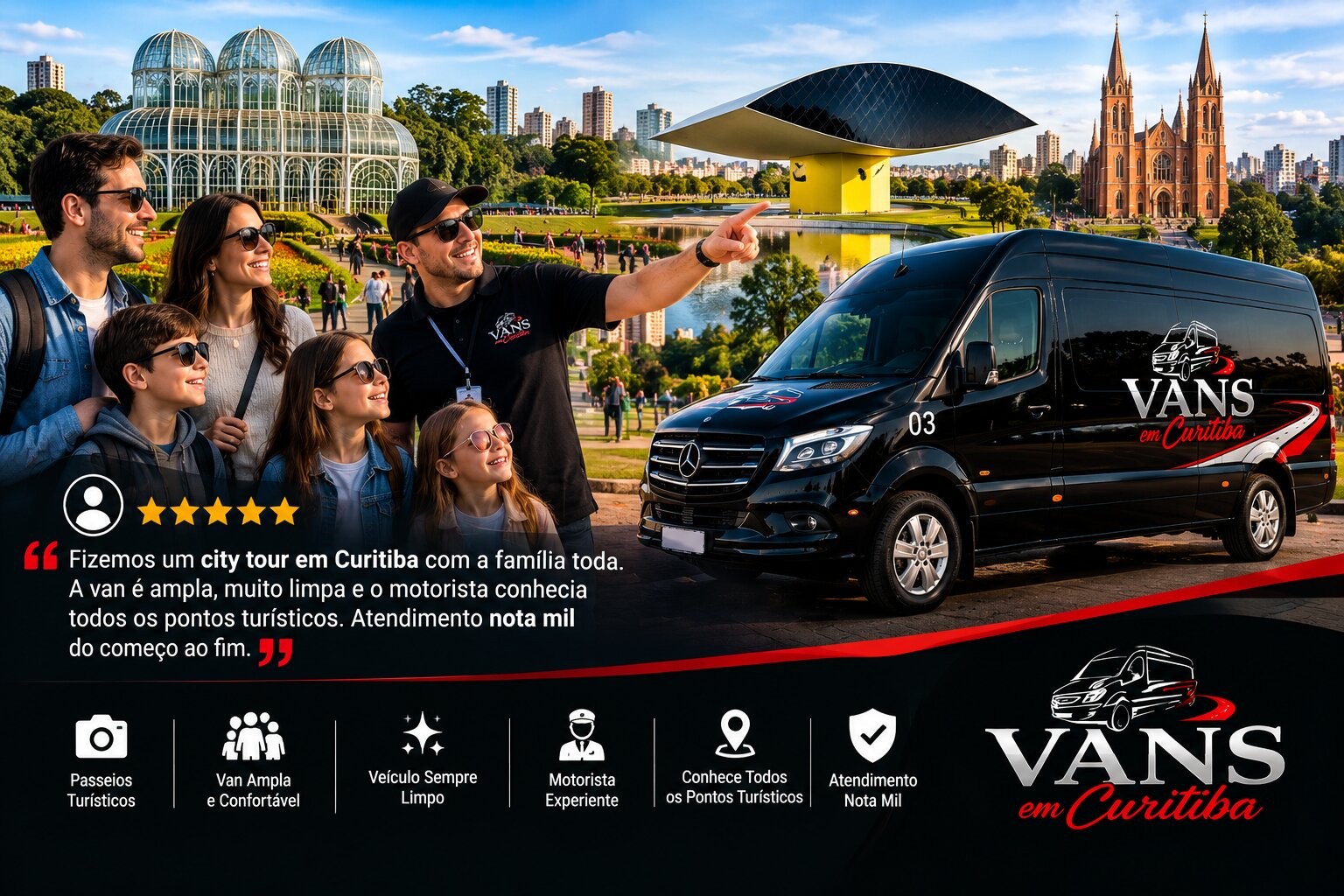 City Tour - Locadora de Vans em Curitiba