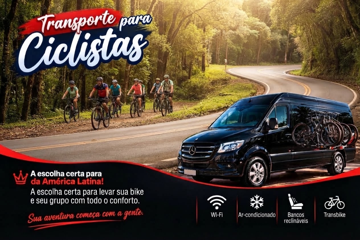Vans para Passeios Ciclísticos - Transbike em Curitiba